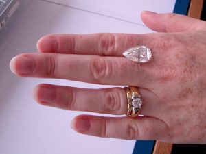 Exquisite 10.22ct D, Flawless, Pear Shaped Canadian Diamond from Ekati
