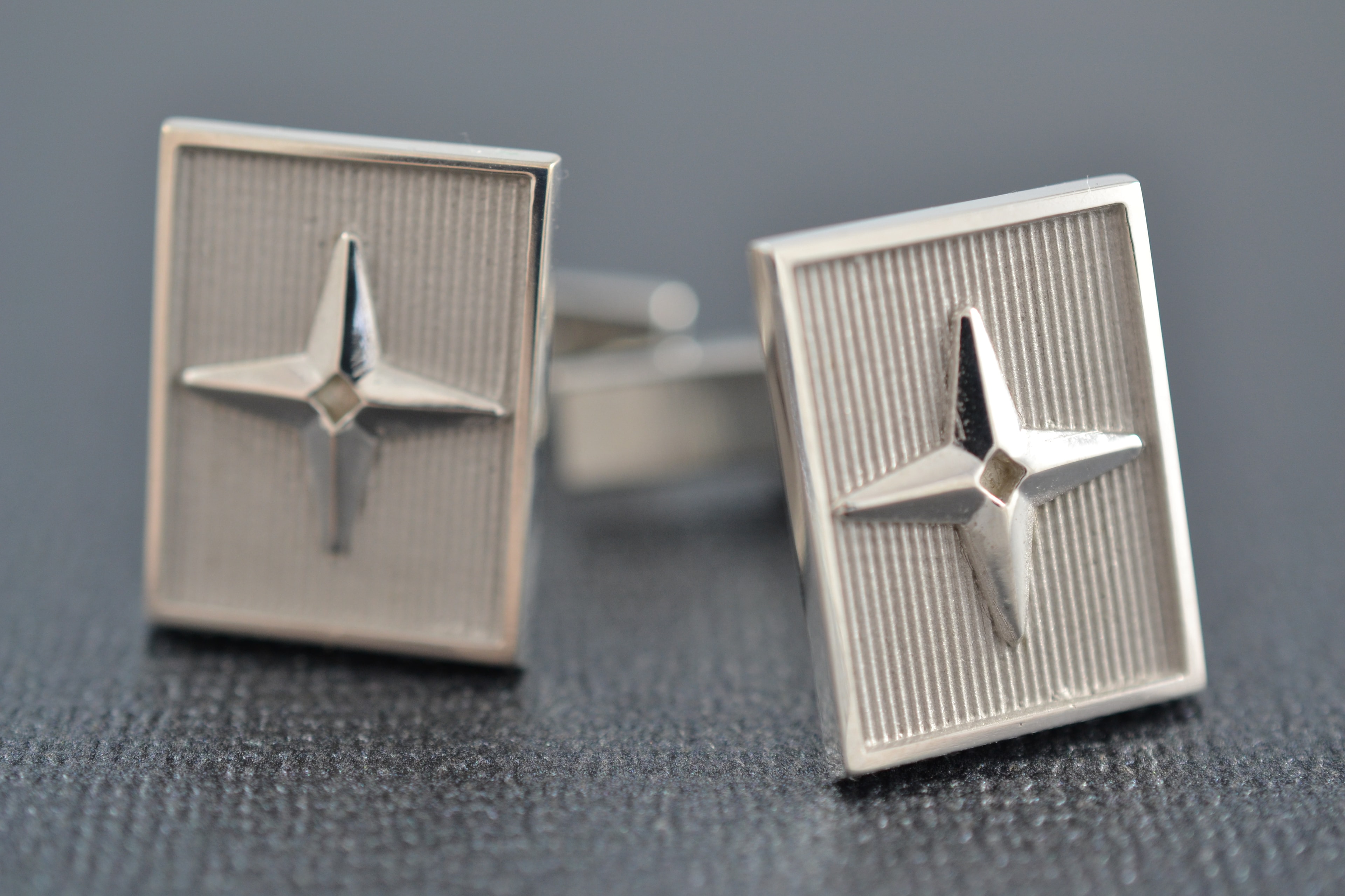 Sterling Silver Corporate Gifts — custom cufflinks for Vancouver law firm