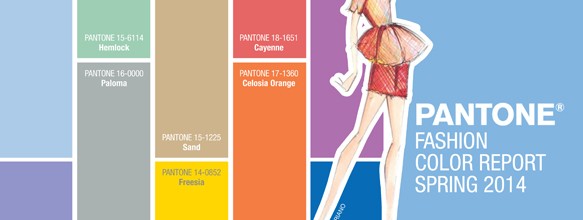 Pantone Fashion Colour Report for Spring 2014