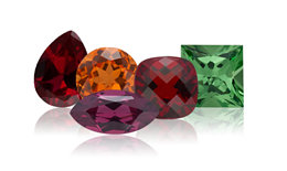 January – the month of the Garnet birthstone