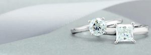 Solitaire Engagement Rings Round and Princess