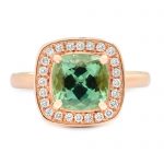 Anne Sportun Green Tourmaline Rose Gold Ring