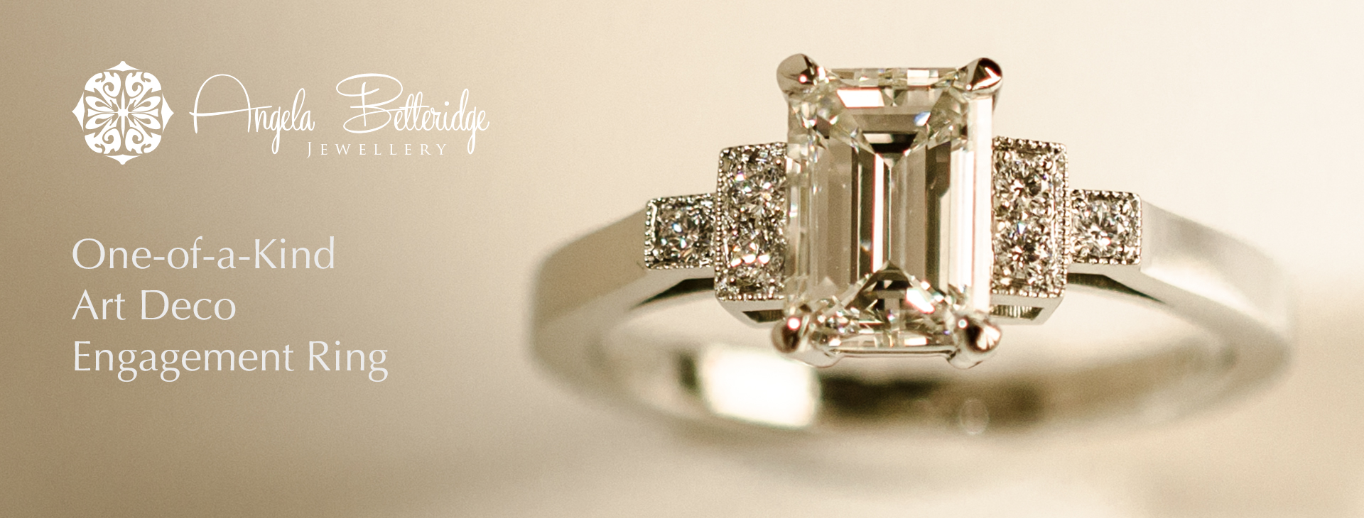 Angela Betteridge Jewellery Art Deco Engagement Ring