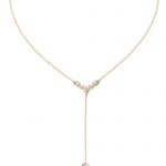 Anzie Gold Classique Bezel Y Necklace